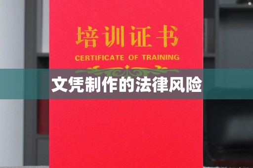 龙山文凭制作的法律风险
