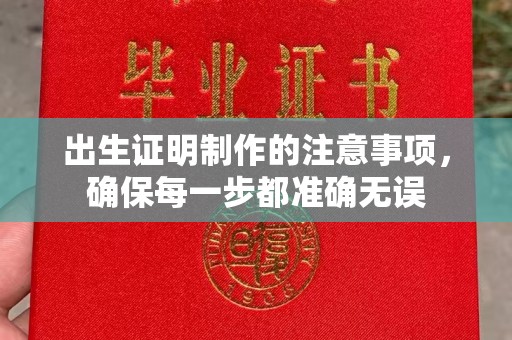 龙山出生证明制作的注意事项，确保每一步都准确无误