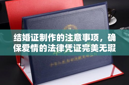 龙山结婚证制作的注意事项，确保爱情的法律凭证完美无瑕