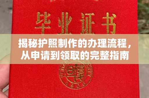 龙山揭秘护照制作的办理流程，从申请到领取的完整指南