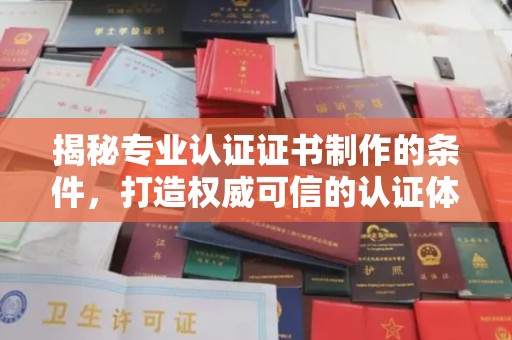 龙山揭秘专业认证证书制作的条件，打造权威可信的认证体系