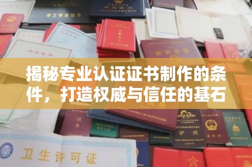 龙山揭秘专业认证证书制作的条件，打造权威与信任的基石